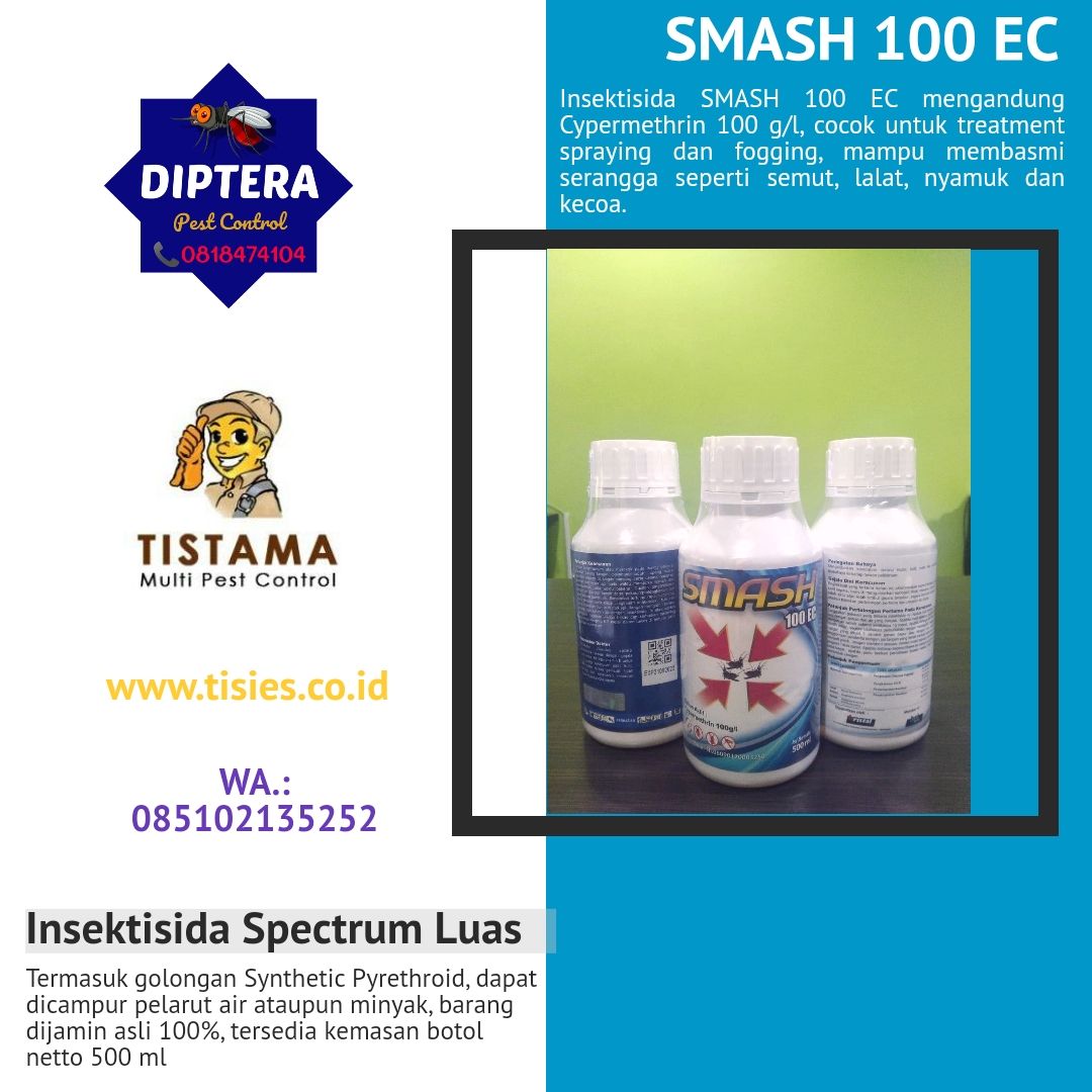 Gambar Insektisida SMASH 100 EC Kemasan 500 ml