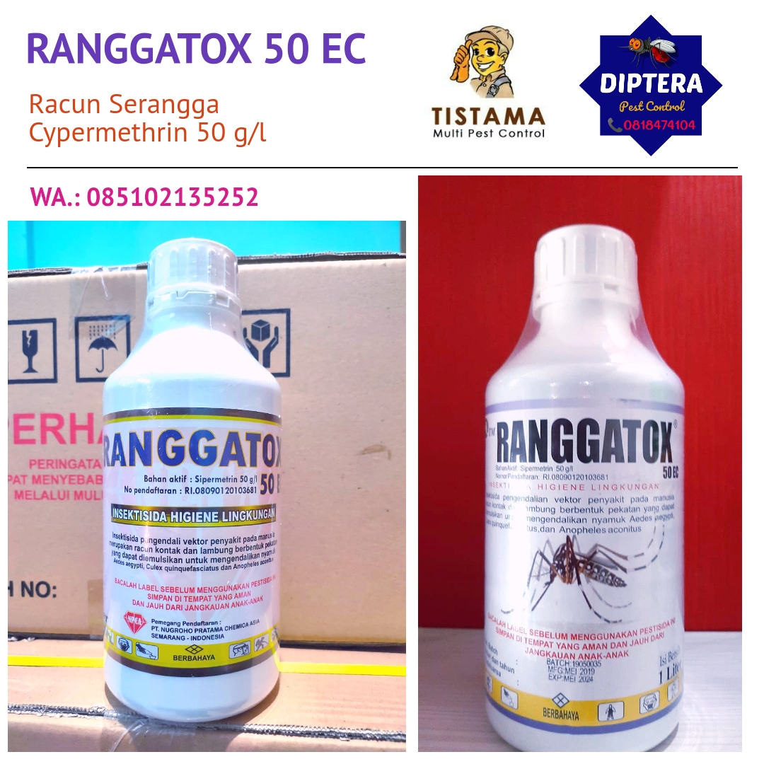 Gambar Insektisida Ranggatox 50 EC kemasan 1 Liter